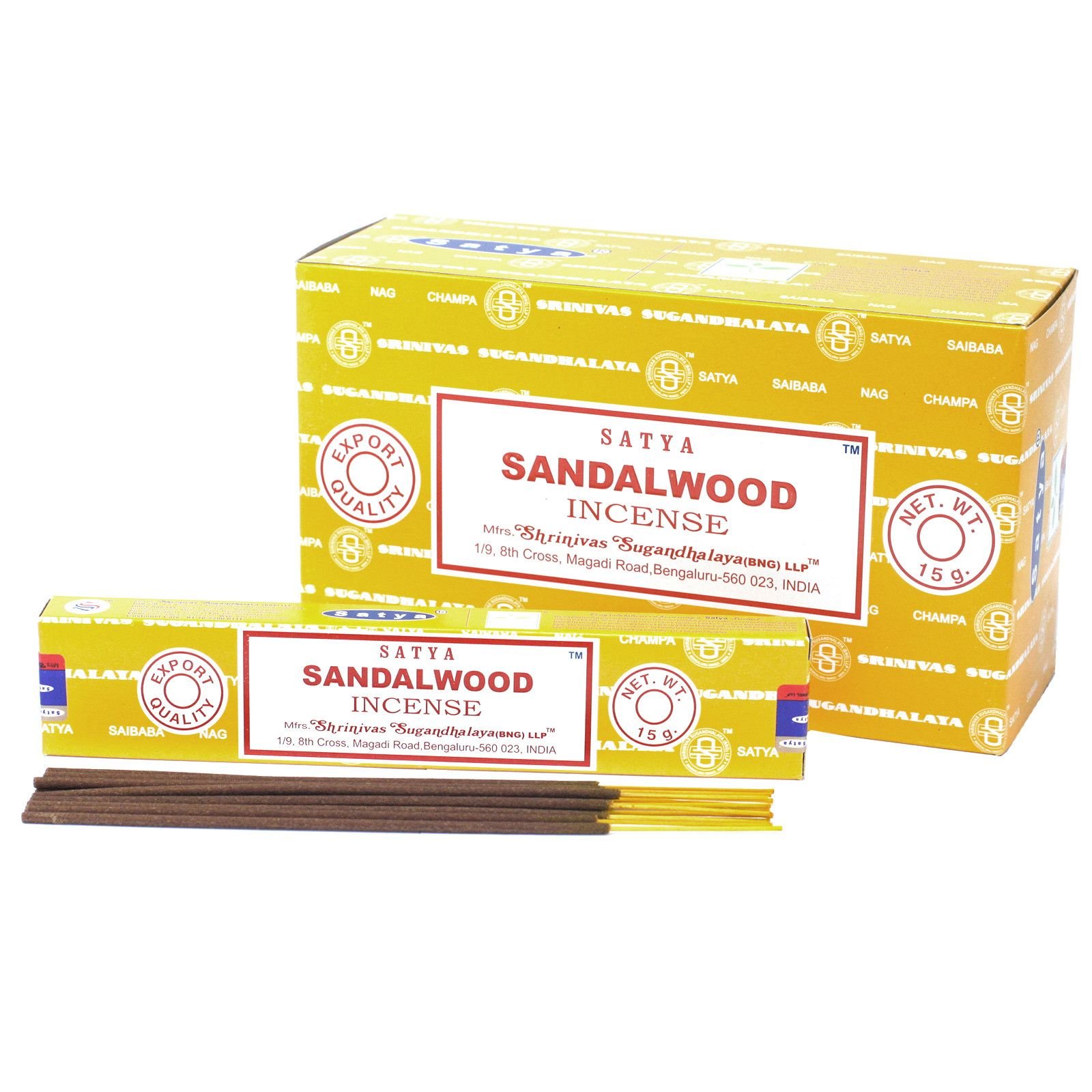 Satya Incense 15gm - Sandalwood - Image 3