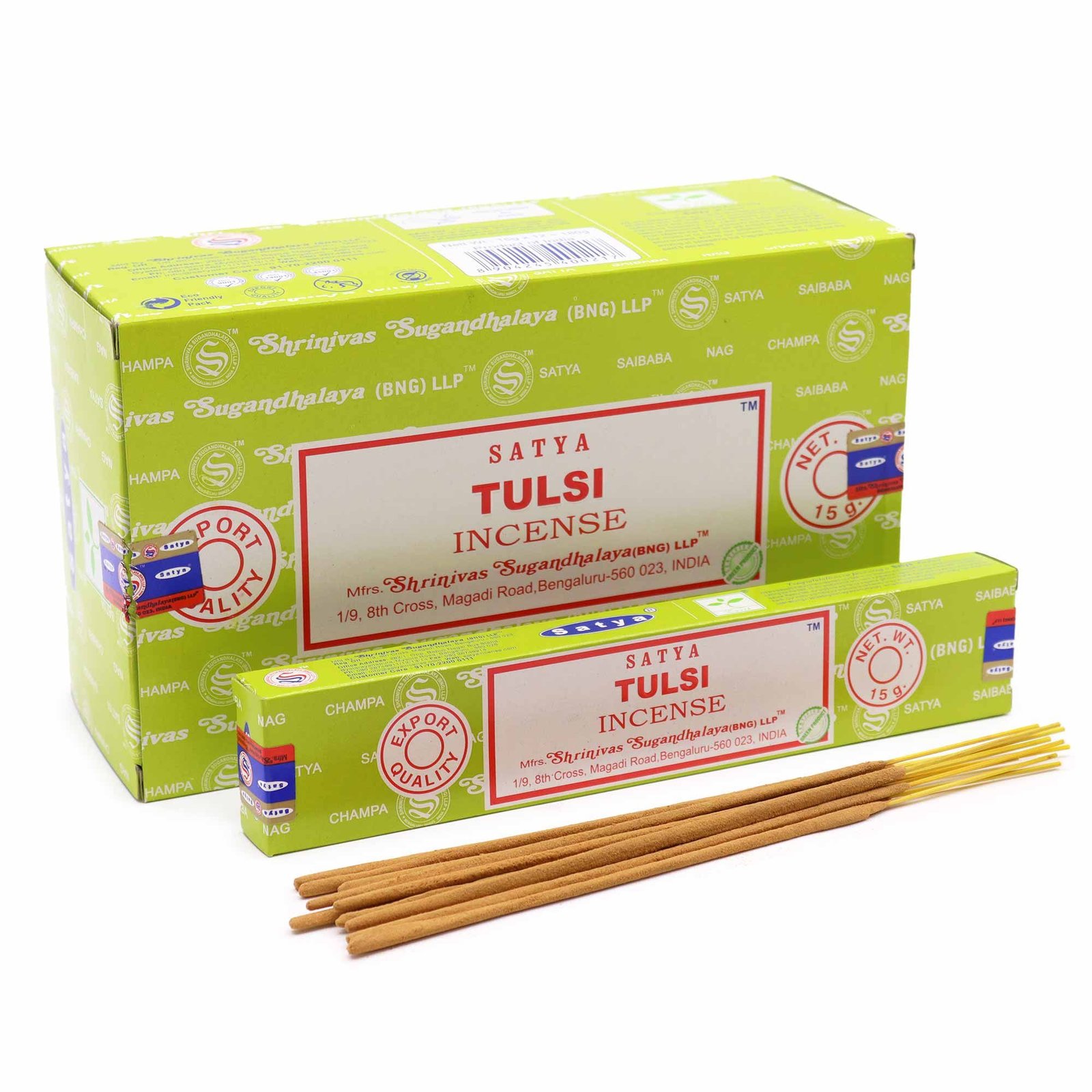 Satya Incense 15gm -Â Tulsi - Image 2