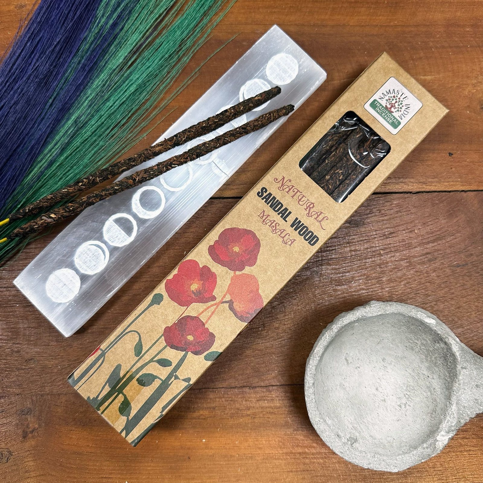 Natural Botanical Masala Incense - Sandalwood - Image 2