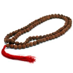 108 Bead Rudraksha Mala - Brown