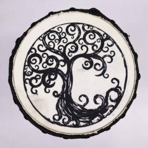 18cm Djembe Drum - Tree of Life