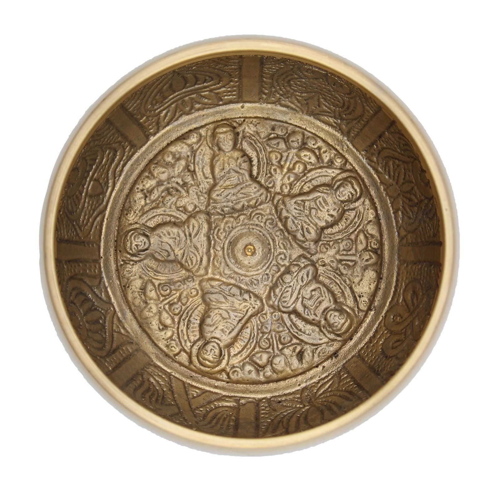Lrg Five Buddha Singing Bowl - Image 4