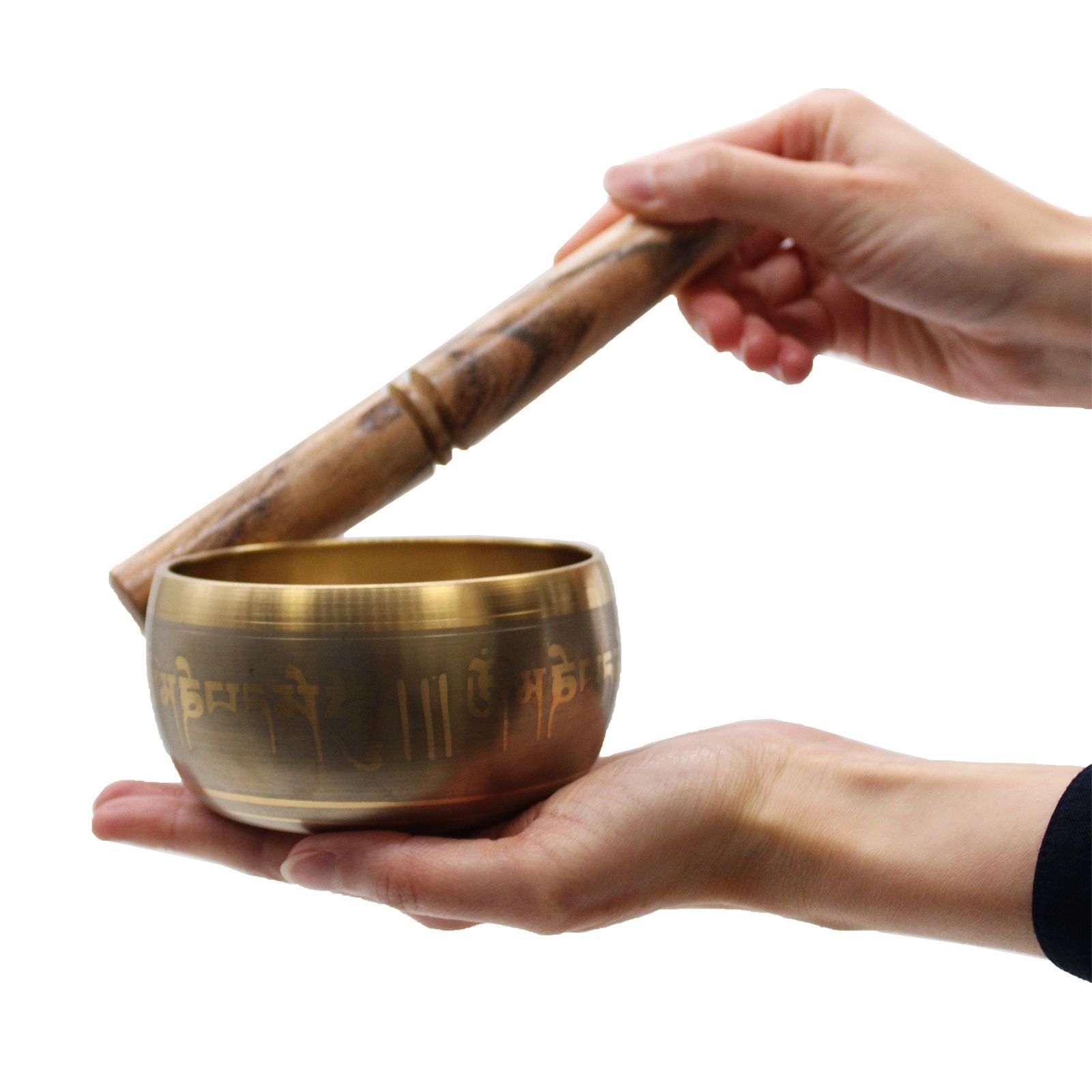 Lrg Five Buddha Singing Bowl - Image 5