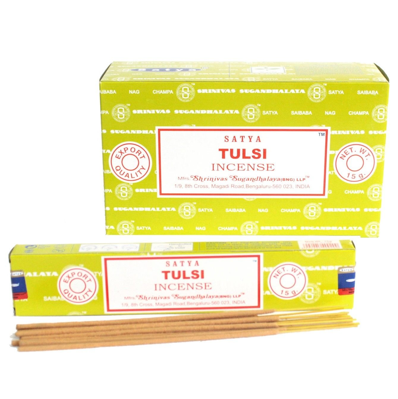 Satya Incense 15gm -Â Tulsi