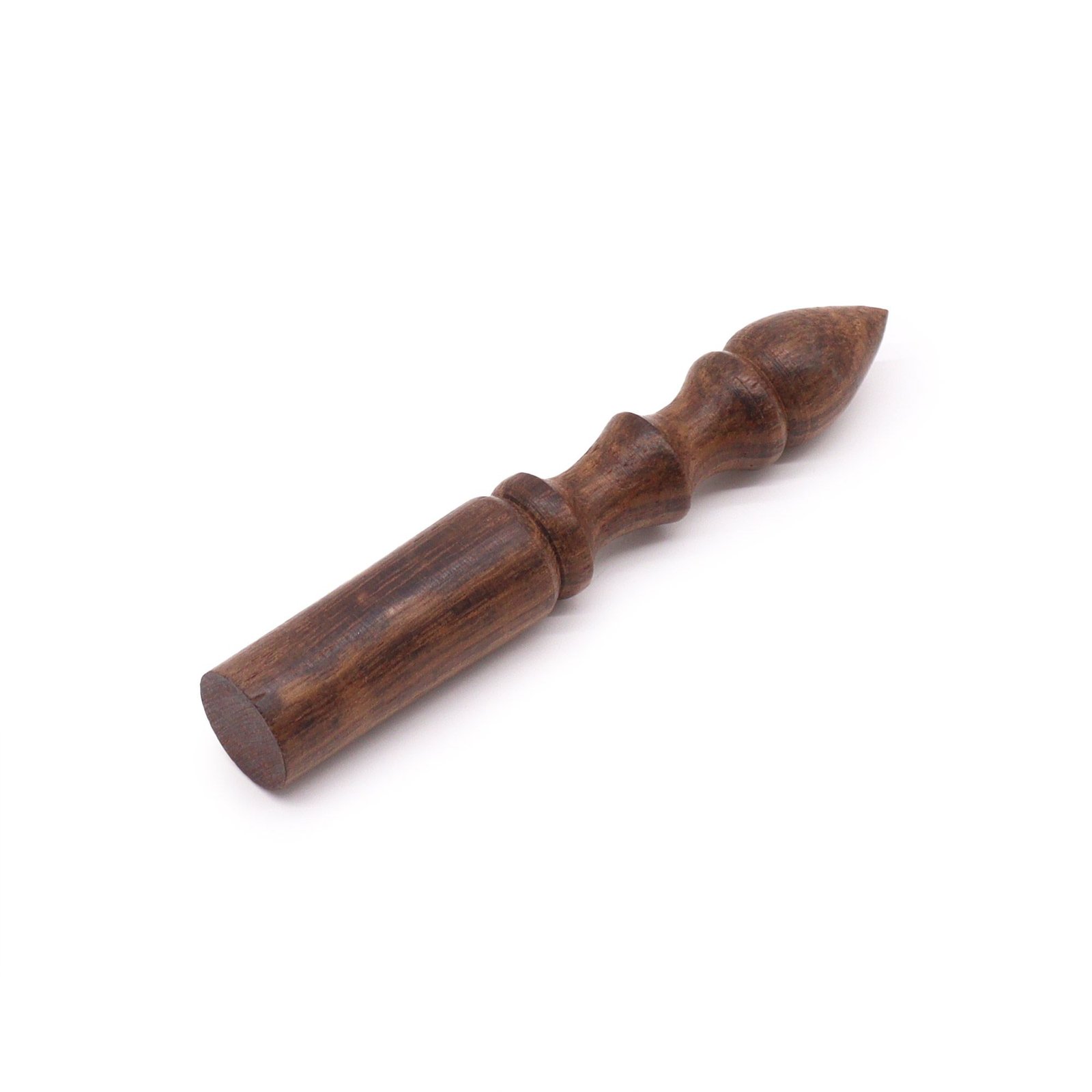 Shaped Handle Wooden Stick no leather - 12cm