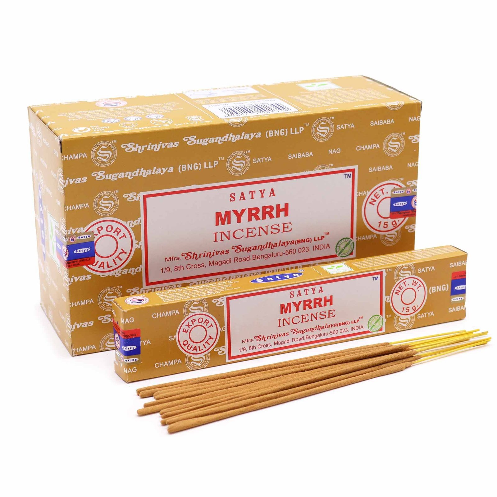 Satya Incense Sticks 15g - Myrrh - Image 2