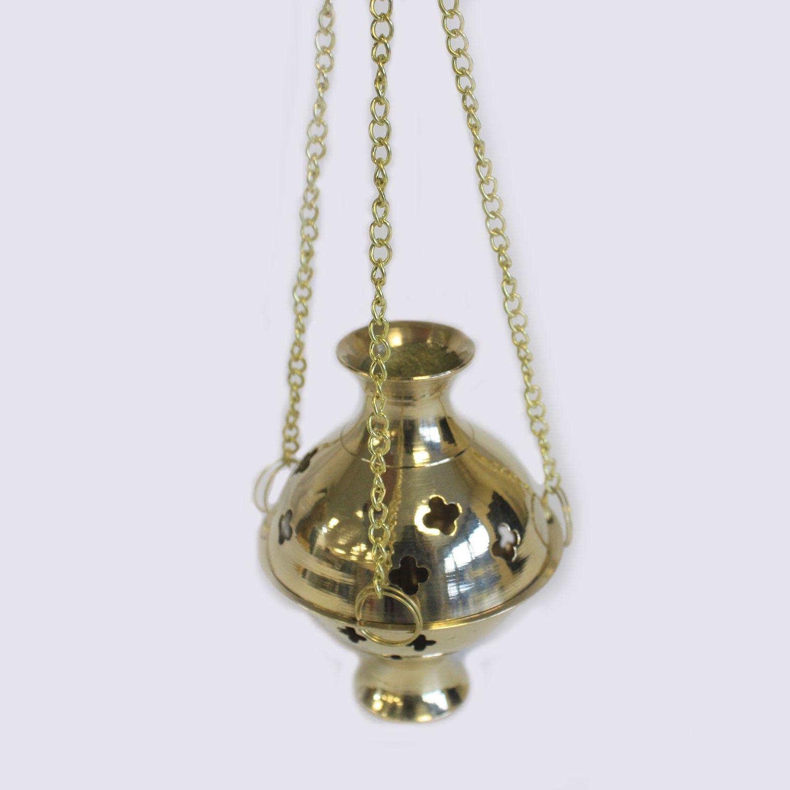 Hanging Brass Incense Burner - Image 8