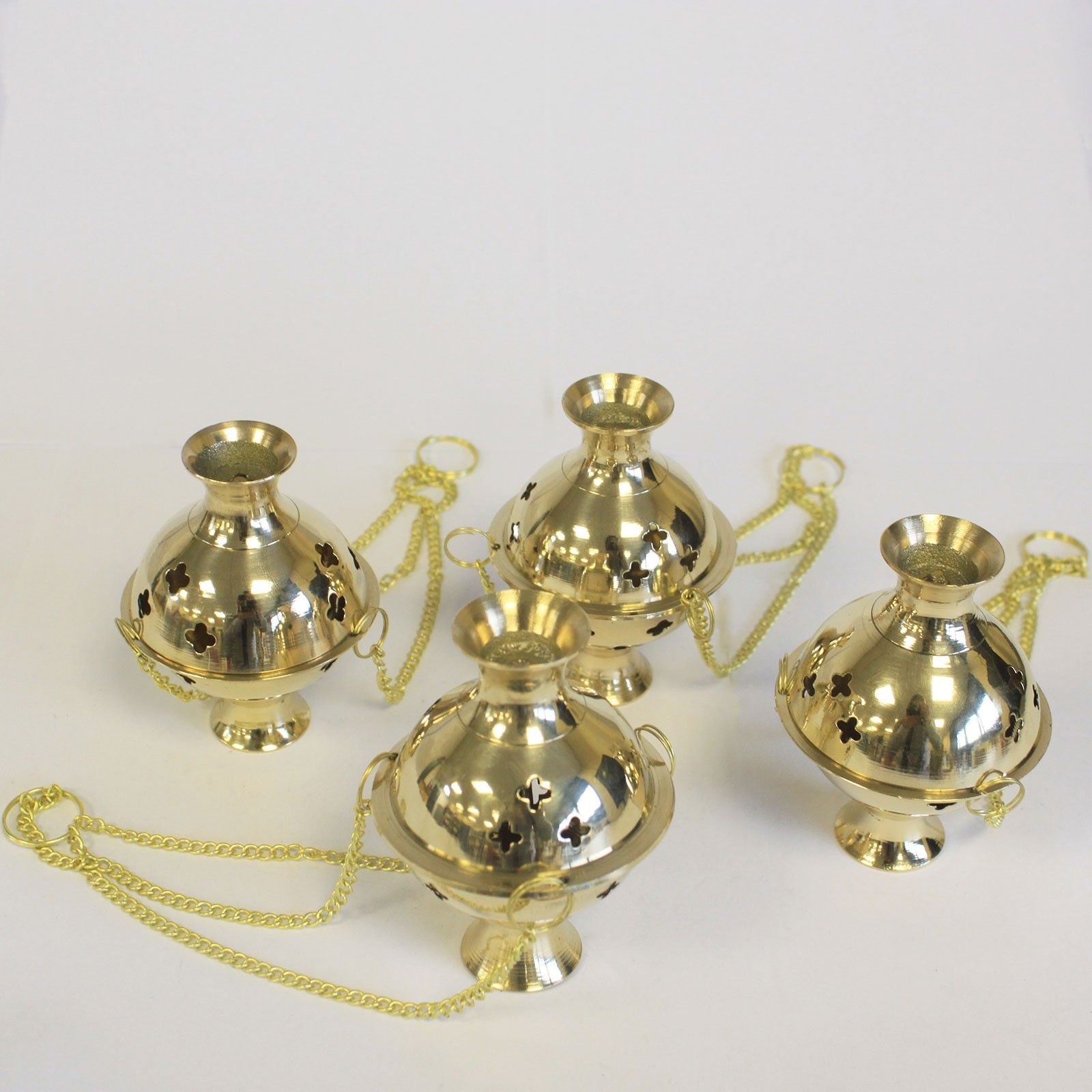 Hanging Brass Incense Burner - Image 5